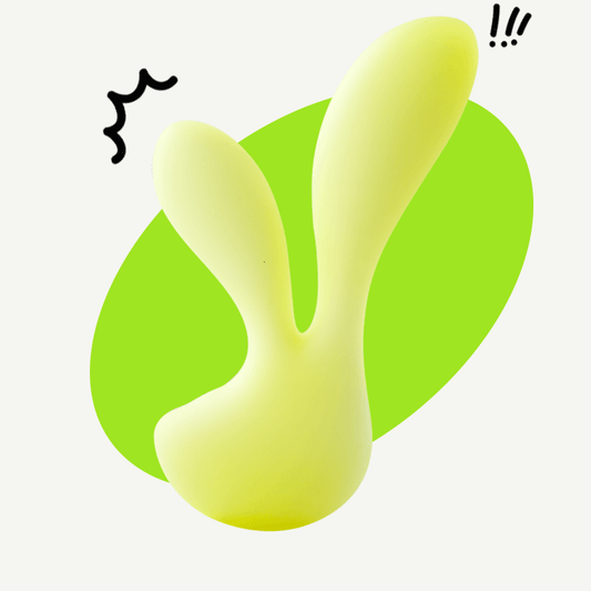 キュートリトルラビット デュアルヘッドバイブレーター – 静音、控えめ、人間工学に基づいたデザイン