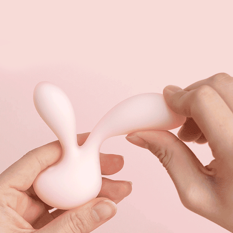キュートリトルラビット デュアルヘッドバイブレーター – 静音、控えめ、人間工学に基づいたデザイン