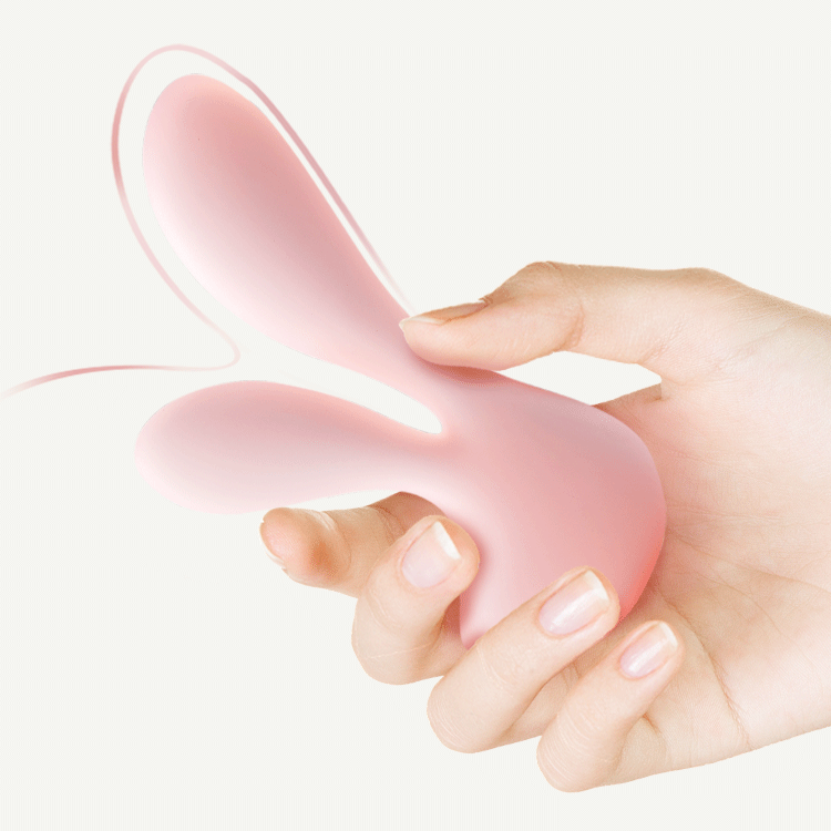 キュートリトルラビット デュアルヘッドバイブレーター – 静音、控えめ、人間工学に基づいたデザイン