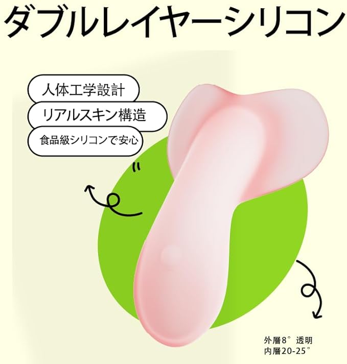 デュアルレイヤーシリコンバイブレーター 10モードCスポット刺激器