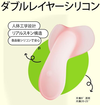 デュアルレイヤーシリコンバイブレーター 10モードCスポット刺激器